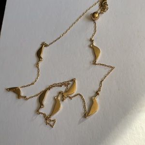 KATE SPADE • Gold Piper Bird Long Necklace
